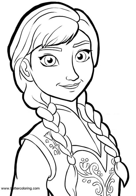 anna frozen coloring pages